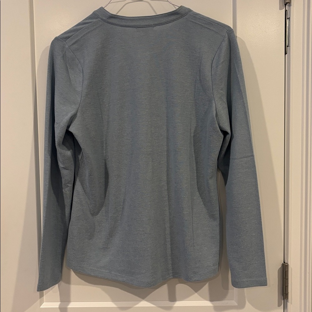 Nic+Zoe Womens Cozy Long Sleeve Henley Large - Picture 7 of 7